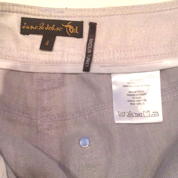 Jane & John Linen Capris - Picture 9 of 9
